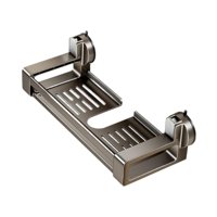 Magideal - Estante De Ducha Con Taza De Succión, Soporte De Esponja, Estante De Almacenamiento De Artículos De Artículos Para El Inodoro, Estante De Deslizamient