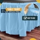 thumbnail image 3 of Falda para mesa Exquisite Pack de 6 74 cm × 4,2 m Azul claro, 3 of 8