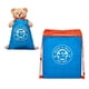 thumbnail image 1 of Bolsa sling Build a Bear azul reutilizable, 1 of 3
