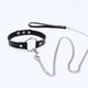 thumbnail image 1 of Sexy Leather Necklace Harness with Chain for Women - BDSM Lingerie & Underwear Accessory, 1 of 2