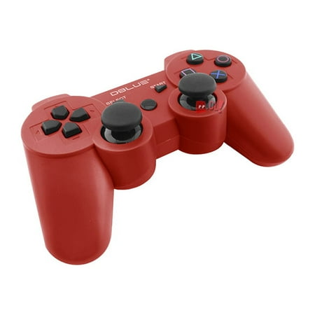 Joystick Ps3 Con Bluetooth Color Rojo - Ps