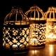 thumbnail image 3 of Portavelas Suxumhao De Jaula De Pájaros De Hierro Dorado, 3 of 4