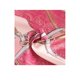 thumbnail image 4 of INSPIRE CHIC Pañuelo Cuadrado de Seda 100% para Mujer Estampado Floral Vintage Pañuelo para Cuello y Cabeza Lujoso Envoltura para el Cabello 21 5/8 x 21 5/8‘’ Flecos Rosados, 4 of 5