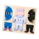 thumbnail image 4 of Juego De Rompecabezas De Madera Para Vestir, Cambiar Ropa, Juegos Para Bebés De 1, 2 Y 3 A?os, Hipopótamo, 4 of 5
