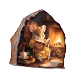 Bothyi - Pegatinas De Pared Con Forma De Agujero De Ratón Realistas Para Sala De Juegos, Guardería Y Sala De Estar