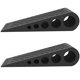 thumbnail image 2 of Tapones de puerta con suspensión Dudes Premium Rubber, paquete de 2 unidades, negros, 2 of 9