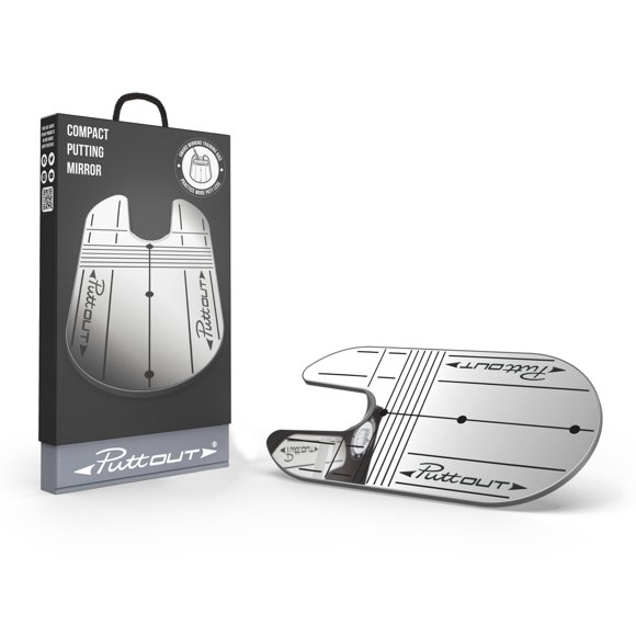 Espejo de Putt Compacto PuttOut 22 cm Resistente a Rayaduras