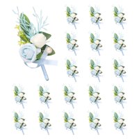 Boutonniere Uxcell Azul Claro 20 Piezas