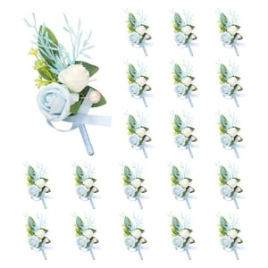 Boutonniere Uxcell Azul Claro 20 Piezas