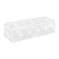 Bothyi - Portafichas Acrílico Con 5 Compartimentos Para Viajes, Juegos De Mesa Familiares