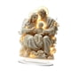 thumbnail image 5 of Ornamento de la Santísima Familia acrílica con colección 2D base, decoración del hogar de regalo, decoración de escritorio de mesa de mesa ligera para Estilo B, 5 of 5