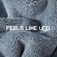 thumbnail image 3 of Manta UGG 279 cm x 228 cm de felpa suave azul, 3 of 8
