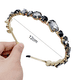 thumbnail image 2 of Diademas con diamantes de imitación, diadema con joyas para mujeres y niñas, diademas doradas con cristales brillantes y brillantes., 2 of 5