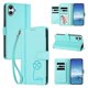 thumbnail image 2 of Funda Cartera Trébol para Samsung Galaxy A05/M05 4G con Ranuras Tarjetas y Carga Inalámbrica Verde menta, 2 of 6
