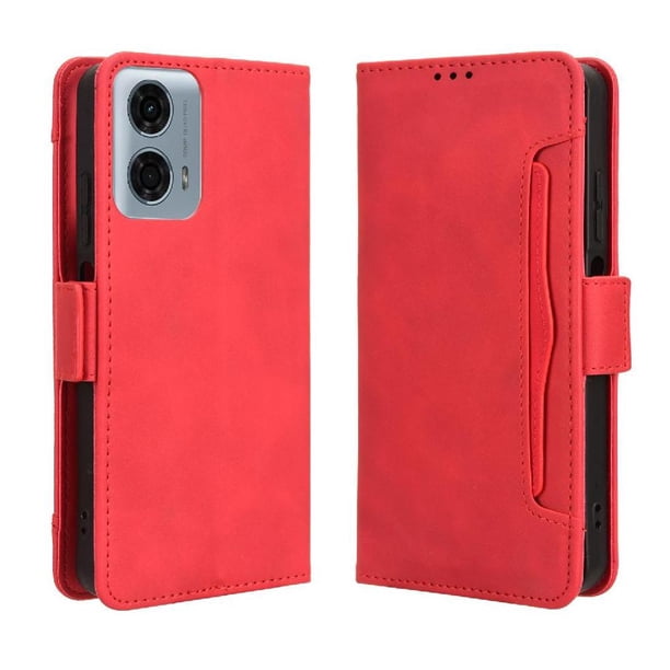 Funda Tipo Billetera FOXDOCK para Motorola MOTO G45 5G – Tapa Flip con Tarjetero