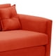 thumbnail image 4 of Sofa New Retro 3CG Felpa 04 Naranja, 4 of 6