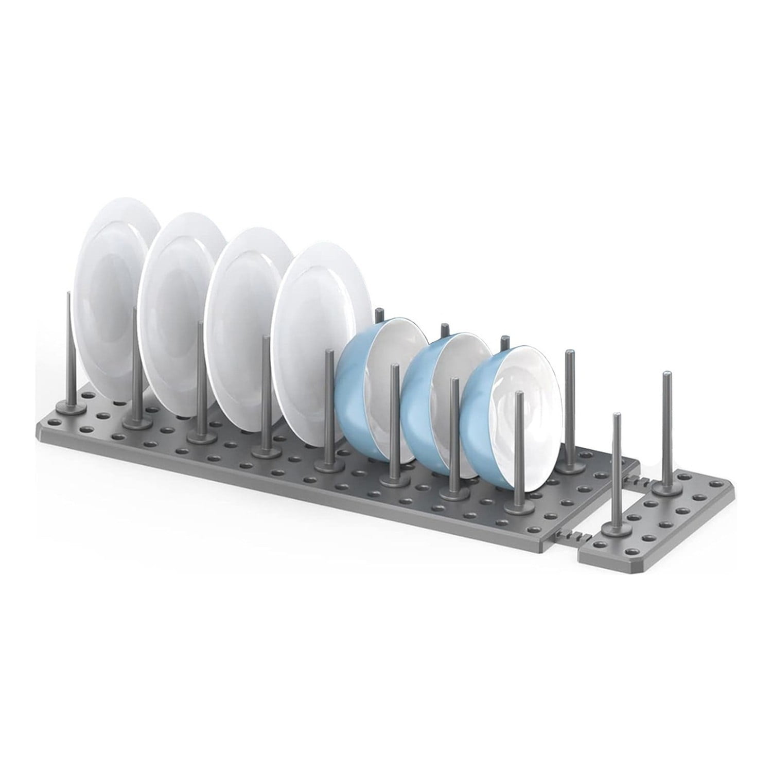 Genérico - Estante Ajustable Drenaje Cocina Organizador Cajón Gris