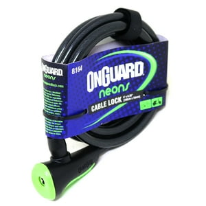 On Guard - Candado Onguard Llave Espiral Ns 180Cmx10Mm Verde