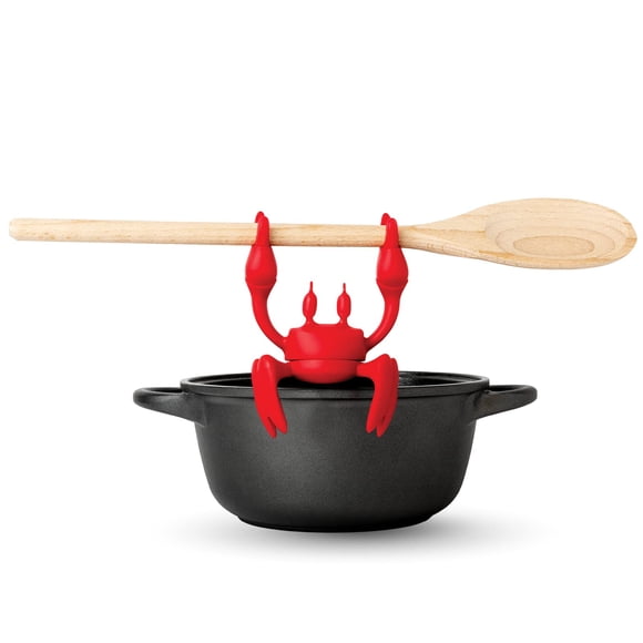 Soporte de silicona para utensilios OTOTO Red the Crab, resistente al calor