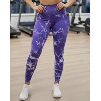 Flix Spa - Leggings Push Up Mujer Tie Dye Deportivo Con Bolsillo