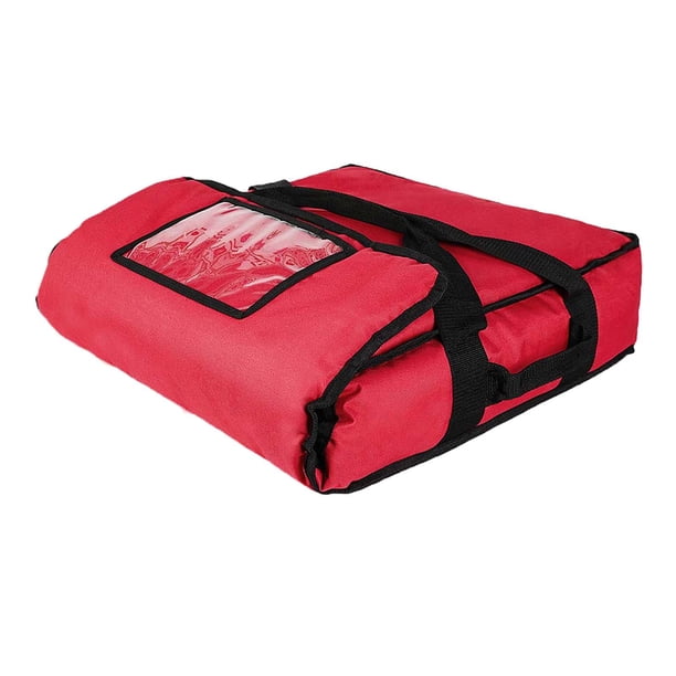 Pizza Develivey Bag Delivery Bolsa De Aislamiento Para Catering Profesional Travel Red 50x50x16cm