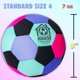 thumbnail image 4 of Pelota de fútbol U Scored Sports tamaño 4 acolchada para interior, 4 of 7