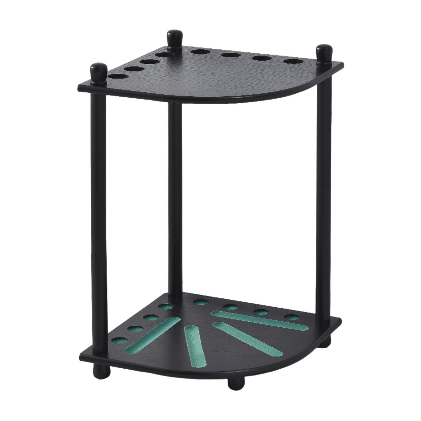 Ioensy - Soporte Para Palos De Billar, Estilo Esquinero De Madera, Elegante, Con Capacidad Para 8 Palos De Billar, Estante Para Tacos De Billar