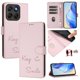 thumbnail image 1 of Funda Cartera para Motorola Moto G67 con Bloqueo RFID, Cierre Magnético y Ranuras Tarjetas Rosa, 1 of 6