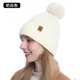 thumbnail image 1 of Gorro de Punto Suxumhao Rayas Retorcidas Blanco, 1 of 1