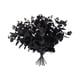 thumbnail image 1 of 10 hojas de eucalipto artificiales de Halloween, ramas negras resistentes, decoración del hogar para fiestas, bodas, arreglos florales al aire libre, 1 of 5