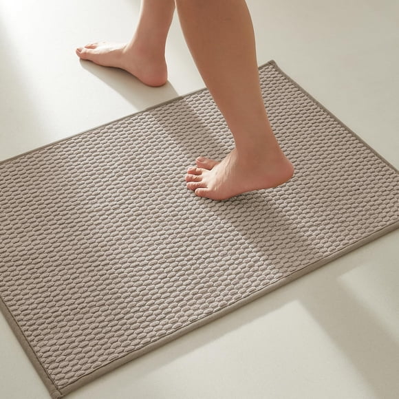 ALFOMBRA TYUU 51 cm x 76 cm Beige Lavable Antideslizante
