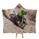 thumbnail image 1 of Motocross Sucio: Moto de Tierra Manta Capa con Capucha Anti-Bolitas, Manta de Lana Ártica Suave, Manta Portátil de Felpa Ligera y Lujosa, Poncho para Siesta en Casa y Oficina, 100*130cm, 1 of 6
