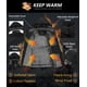 thumbnail image 2 of Chaqueta de invierno RBYEKP, impermeable, cálida, forro polar, esquí de nieve para hombre, negra, XL, 2 of 5
