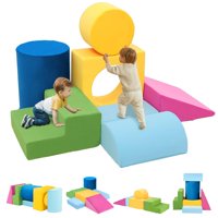 Climbing Toys Edbuosy Para Interiores, 7 Piezas De Espuma, De 1 A 3 Años