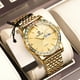 thumbnail image 2 of Explojoy Reloj de Moda Casual para Hombre Impermeable de Cuarzo Movimiento Día Fecha Reloj de Pulsera de Acero Inoxidable, 2 of 9