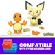 thumbnail image 3 of Set de juguetes de construcción Mega Pokémon Pichu & Charmander con 40 piezas, 3 of 3