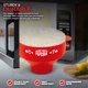 thumbnail image 5 of Recipiente para palomitas de maíz de microondas Stock Your Home de silicona, rojo, 3.5 L, 5 of 6