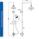 thumbnail image 4 of Columna Duschy Basic Cromada, 4 of 4