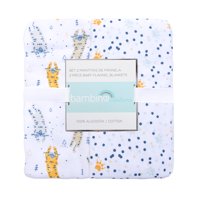 Bambino - Set 2 Mantita Franela Blanco Tigre Niño
