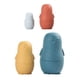 thumbnail image 4 of Muñecas Anidadas De Silicona, Juguete Ruso Matryoshka, Apilador De Muñecas, Juguete Para Niños, Azul, 4 of 5