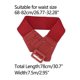 thumbnail image 3 of INSPIRE CHIC Cinturón de Mujer con Cintura Elástica Ancha Hebilla Gruesa Cinturones Elásticos Rojos, 3 of 4