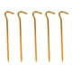 thumbnail image 1 of 5 piezas de aluminio Carpas estacas Clavos de tierra para acampar Toldo 18 cm amarillo, 1 of 5
