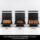 thumbnail image 5 of Plancha - parrilla, Waffles, Sandwich , Panini Let's Grill 3 en 1 EasyWays, 5 of 7