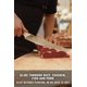 thumbnail image 4 of Cuchillo de filetear Dalstrong de 30 cm con mango de resina roja, 4 of 9