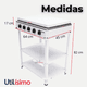 thumbnail image 3 of Cocina Encimera a Gas Licuado 5 Platos con Mesa Cocinilla Blanco, 3 of 7