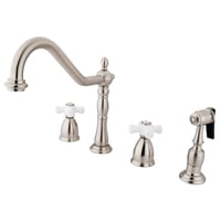 Grifo De Cocina Kingston Brass Heritage Center Set De 8 Pulgadas