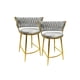 thumbnail image 1 of Pack 2 Silla De Bar Queen 66cm Fijo - Gris, 1 of 3