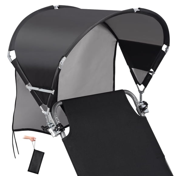 Parasol Para Silla Plegable Con Protección Upf 50+ Y Abrazadera Ajustable