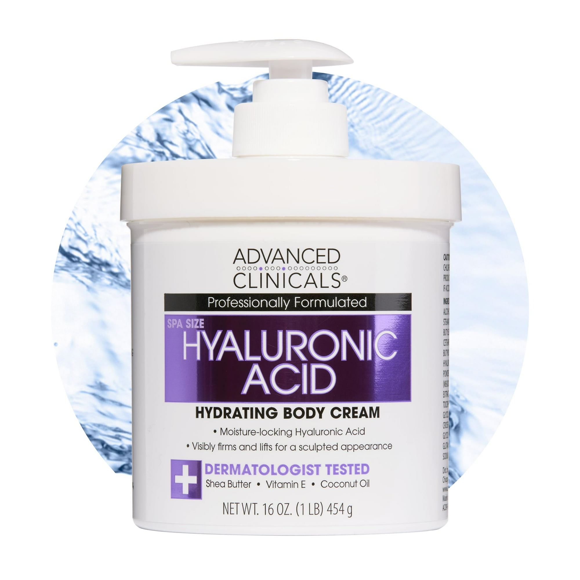 Crema De Ácido Hialurónico Antienvejecimiento Advanced Clinicals 480 Ml