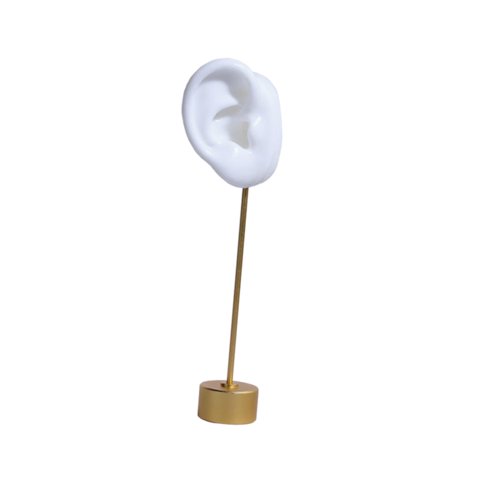 Ioensy - Soporte De Exhibición De Pendientes Organizador De Pernos De Oreja Con Forma De Oreja De Silicona Oreja Derecha